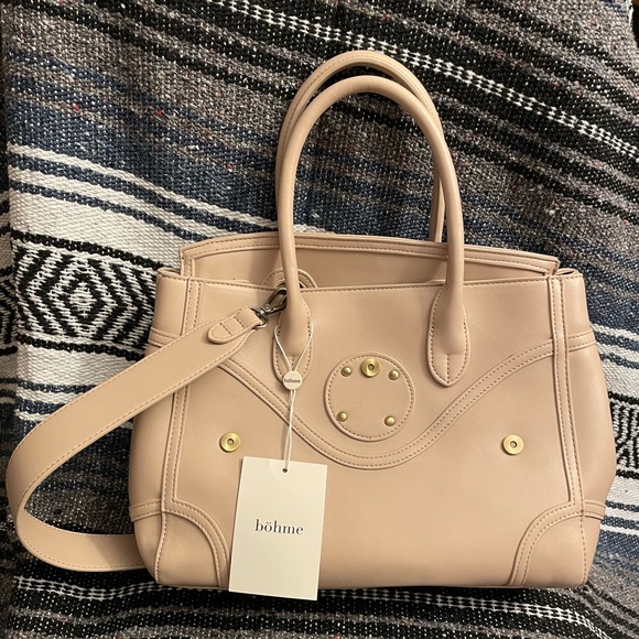 NWT Moda Luxe blush cream purse from Böhme. Dual straps. - Picture 2 of 9